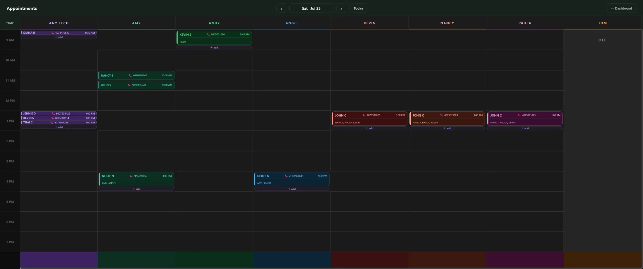 Calendar screenshot